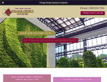 Tablet Screenshot of foliagedesign.com